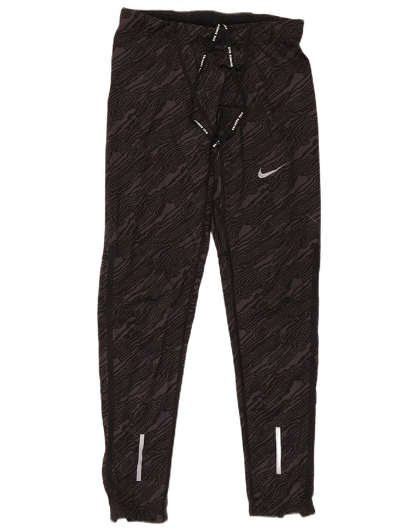 Женские леггинсы Nike Dri Fit большого размера из полиэстера черного цвета тай-дай