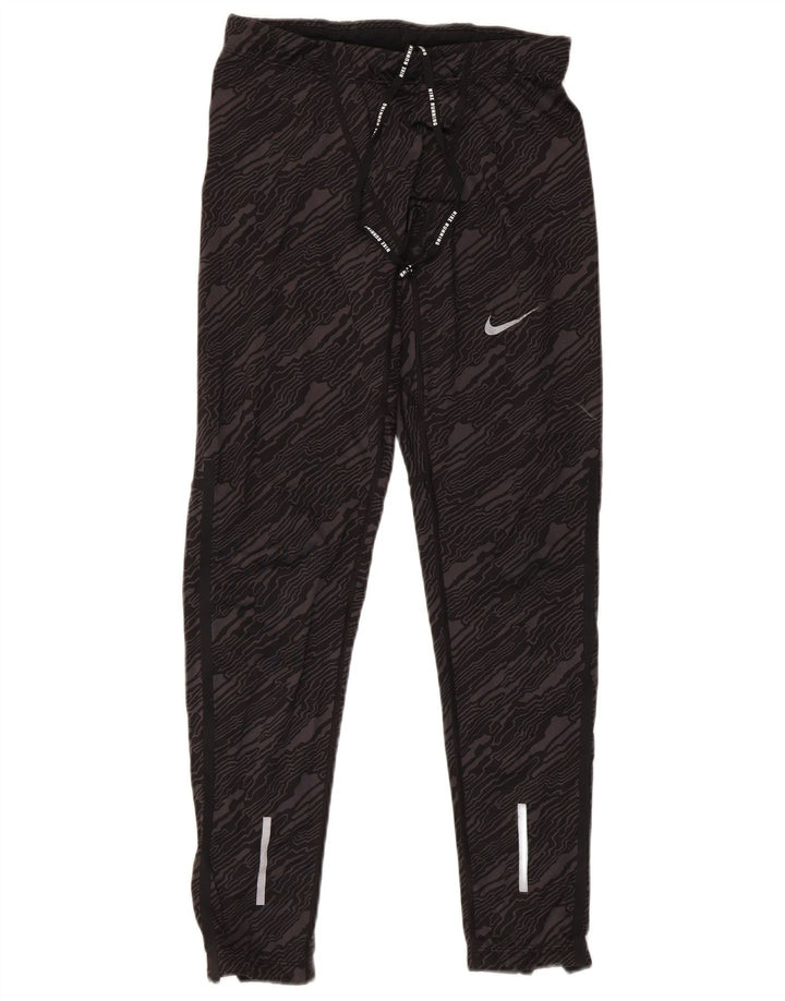 Женские леггинсы Nike Dri Fit большого размера из полиэстера черного цвета тай-дай