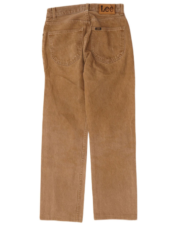Женские прямые джинсы Lee W29 L28, бежевый хлопок