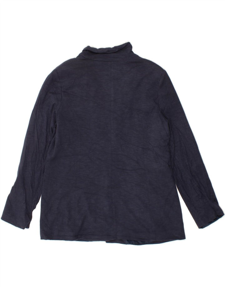 OASIS Womens Oversized 1 Button Blazer Jacket UK 16 Large  Navy Blue Vintage Oasis and Second-Hand Oasis from Messina Hembry 
