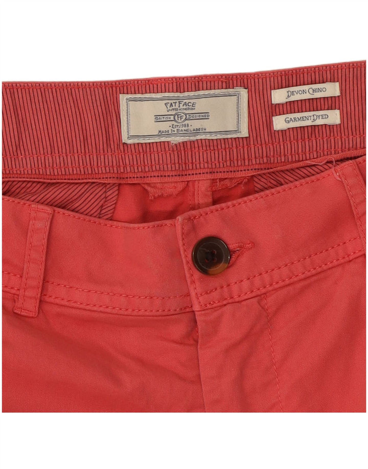 Женские брюки чинос Fat Face Devon Slim W30 L26 красные