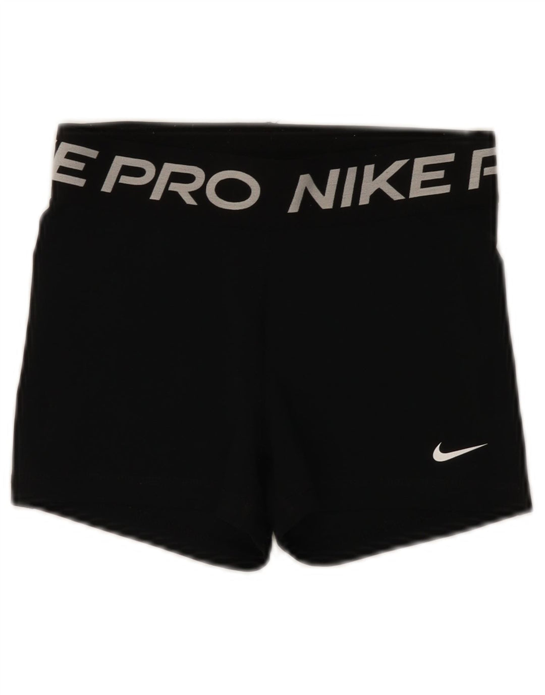 Женские спортивные шорты Nike Dri Fit с графическим рисунком UK 8, маленькие черные из полиэстера