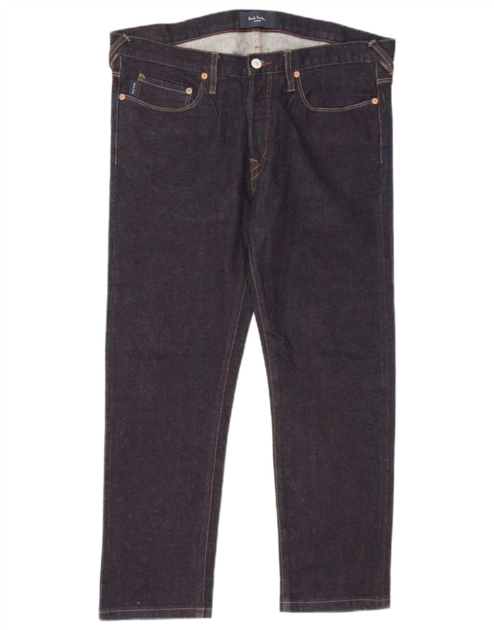 Мужские прямые джинсы PAUL SMITH W32 L25 темно-синие, хлопок