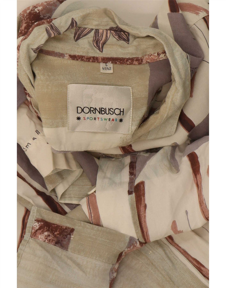 Мужская рубашка с коротким рукавом Dornbusch, размер 41/42, большая разноцветная пэчворк