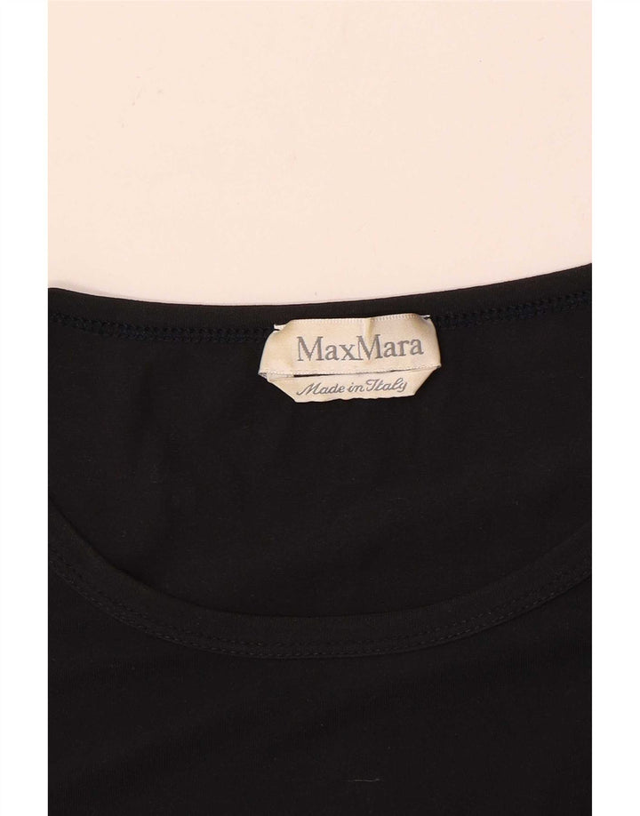 Женский топ Max Mara с рукавом 3/4 UK 8, маленький черный