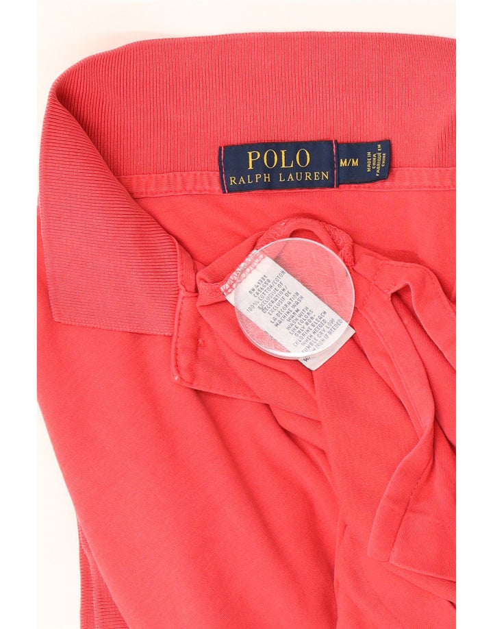 Мужская рубашка поло Polo Ralph Lauren, хлопок среднего красного цвета