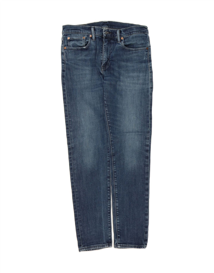 LEVI'S Mens 512 Slim Jeans W32 L32 Blue Cotton Vintage Levi's and Second-Hand Levi's from Messina Hembry 