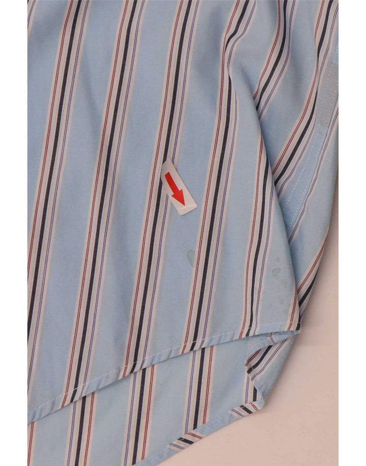 Мужская рубашка Nautica XL из хлопка в синюю полоску