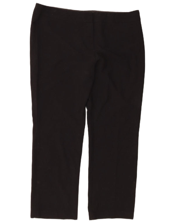Женские прямые повседневные брюки Marks & Spencer UK 20 2XL W42 L29 черные