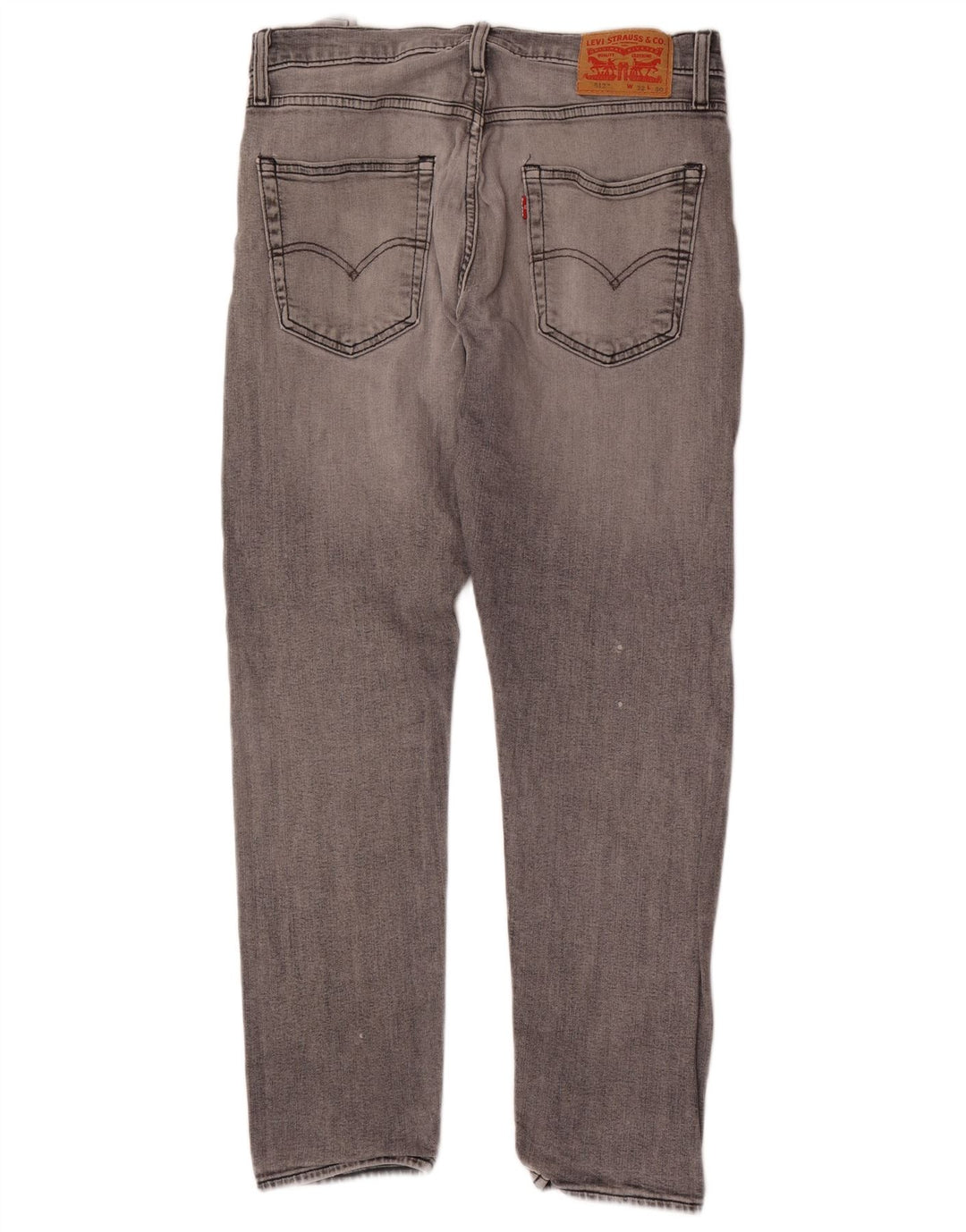 Мужские зауженные джинсы Levi's 512 W32 L30 серые, хлопок