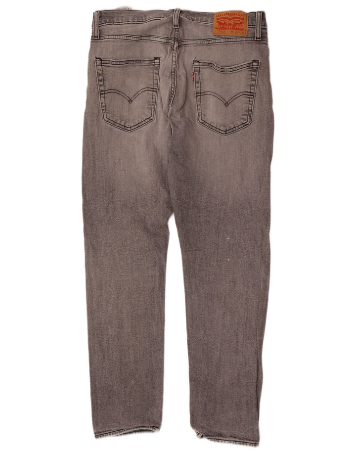 Мужские зауженные джинсы Levi's 512 W32 L30 серые, хлопок