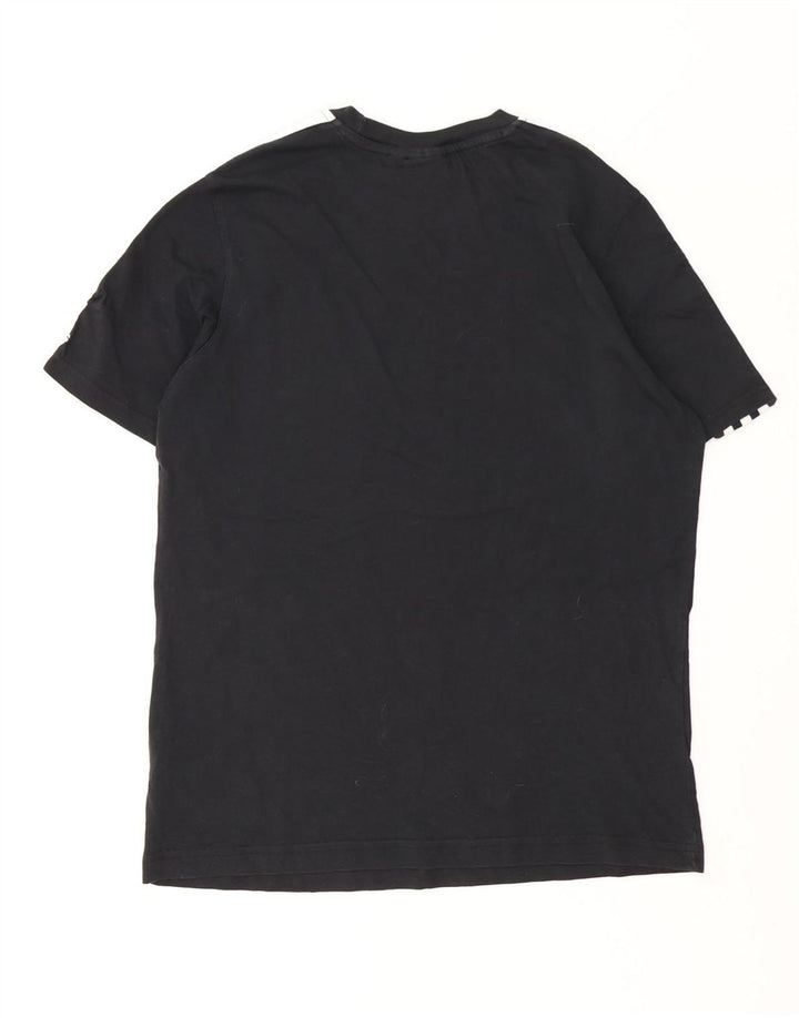 Мужская футболка с рисунком Adidas Top Medium Black Cotton