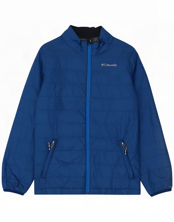Женская стеганая куртка Columbia UK 14, большой синий нейлон