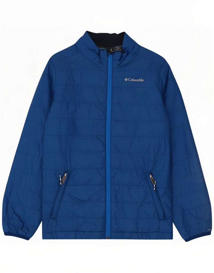 Женская стеганая куртка Columbia UK 14, большой синий нейлон