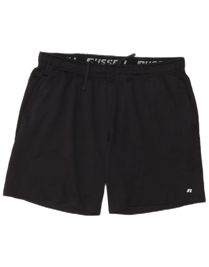Мужские спортивные шорты RUSSELL ATHLETIC XL, черный полиэстер