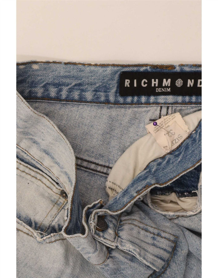 Мужские прямые джинсы Richmond W32 L32 синие, хлопок