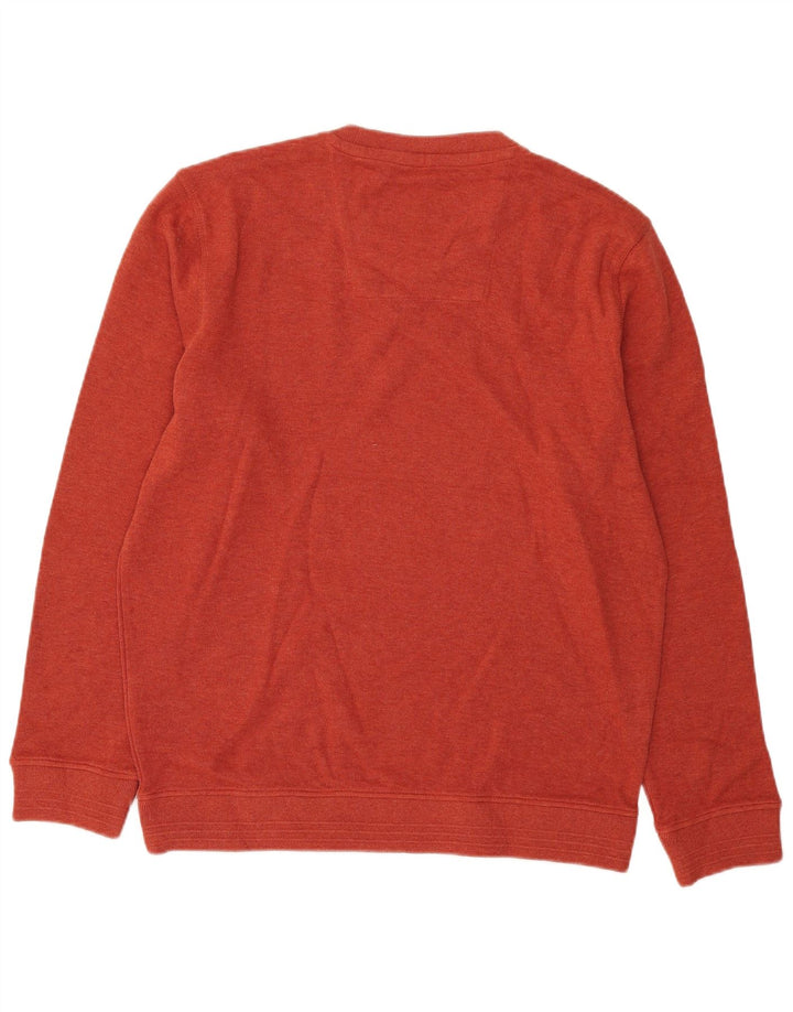 Мужская толстовка Crew Clothing, джемпер XL, оранжевый хлопок