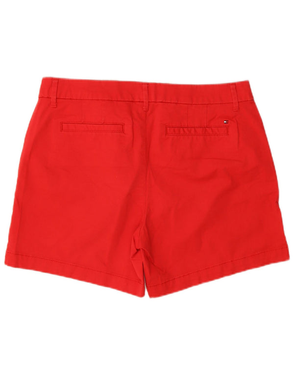 Женские шорты чинос Tommy Hilfiger US 8 Medium W30 Красный хлопок