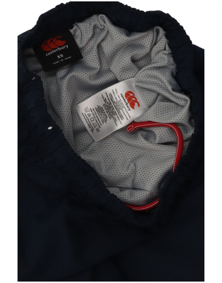 Мужские спортивные брюки Canterbury с графическим рисунком XS, темно-синий, полиэстер
