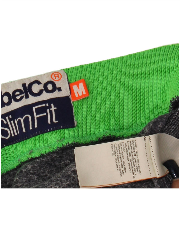 Мужские спортивные шорты Superdry Slim Fit из хлопка среднего серого цвета с крапинками