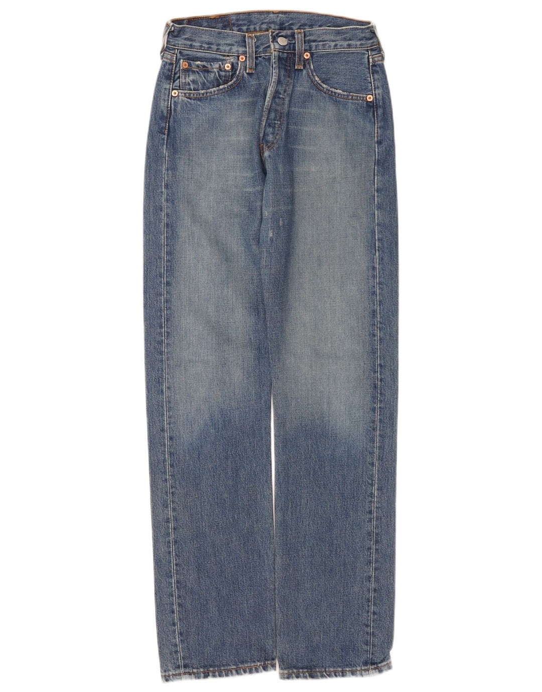 Мужские прямые джинсы Levi's 501 W27 L32, синий хлопок