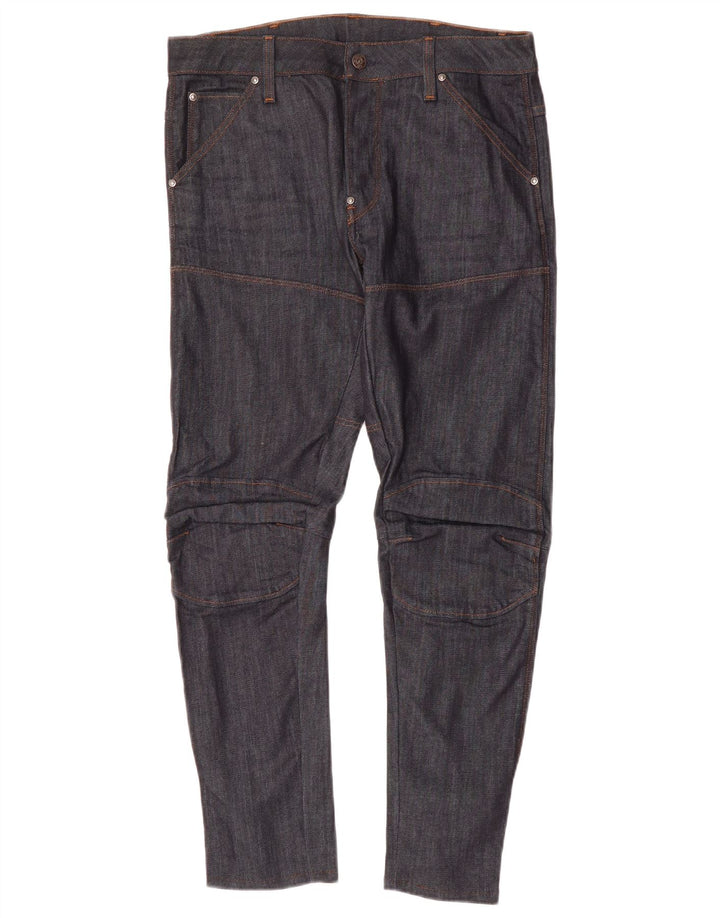 Мужские узкие джинсы G-STAR W32 L32, темно-синий хлопок