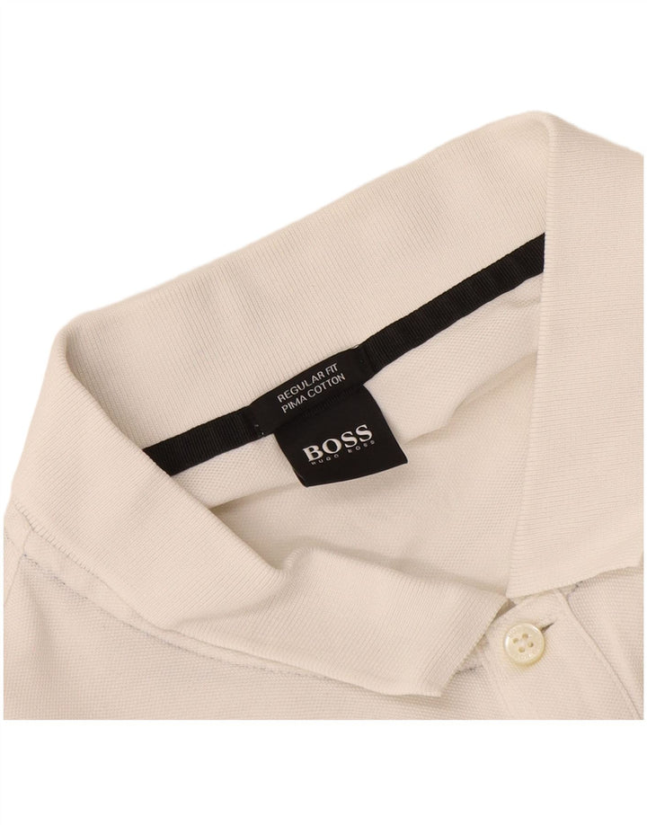 Мужская рубашка-поло стандартного кроя Hugo Boss XL, белая
