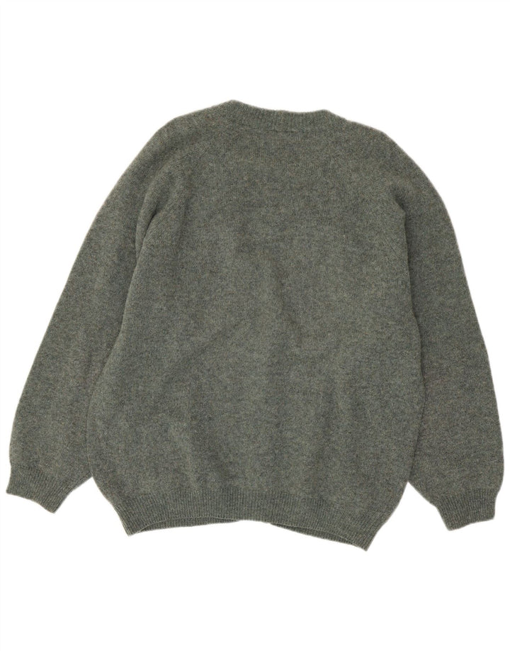 Мужской свитер-кардиган VINTAGE IT 50 Medium Green Wool