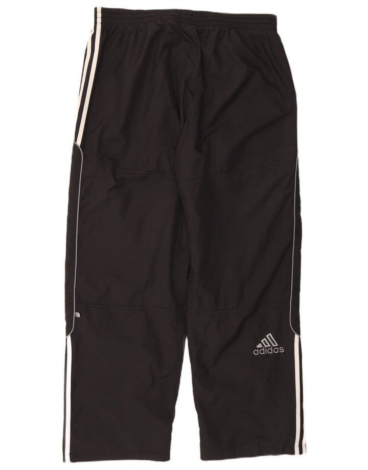 Мужские спортивные брюки Adidas, большие черные из полиэстера