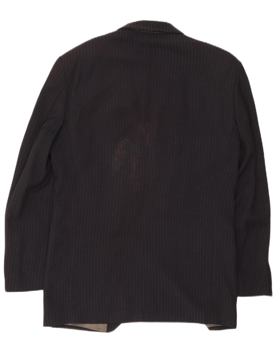 Мужской пиджак Kenzo с 3 пуговицами IT 50, большой темно-синий в полоску из ацетата