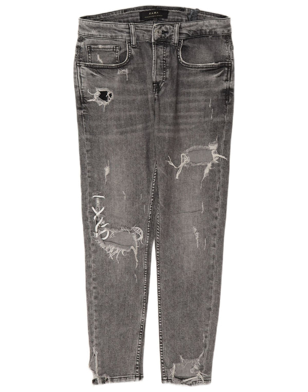 Мужские джинсы скинни Zara EU 40 Medium W31 L28 Серый хлопок