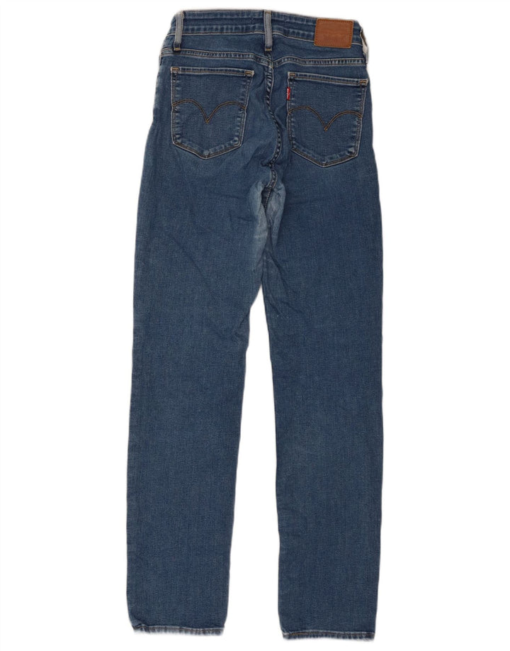 Женские узкие джинсы Levi's 712 W26 L30 синие, хлопок