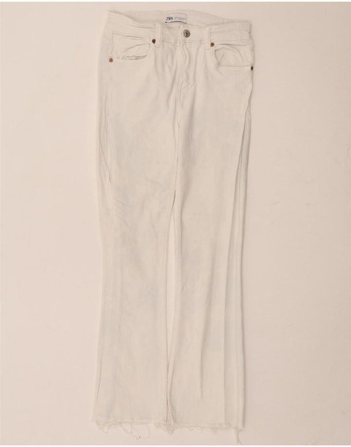 Женские джинсы Bootcut Zara EU 34 2XS W24 L26, белый хлопок