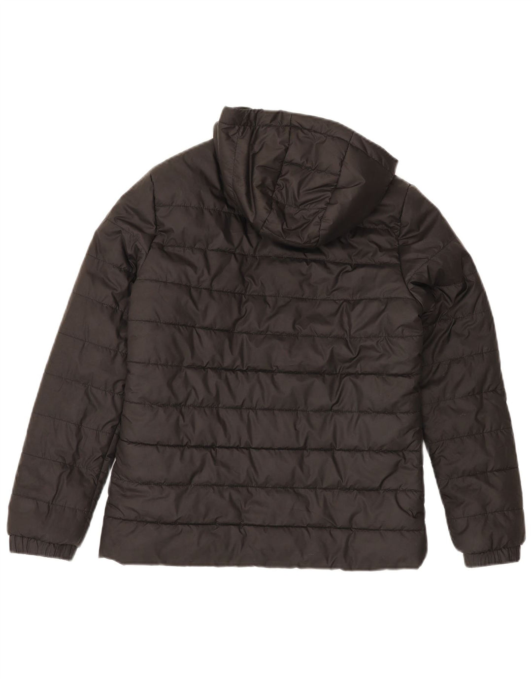PUMA Womens Hooded Padded Jacket UK 10 Small Black Polyester