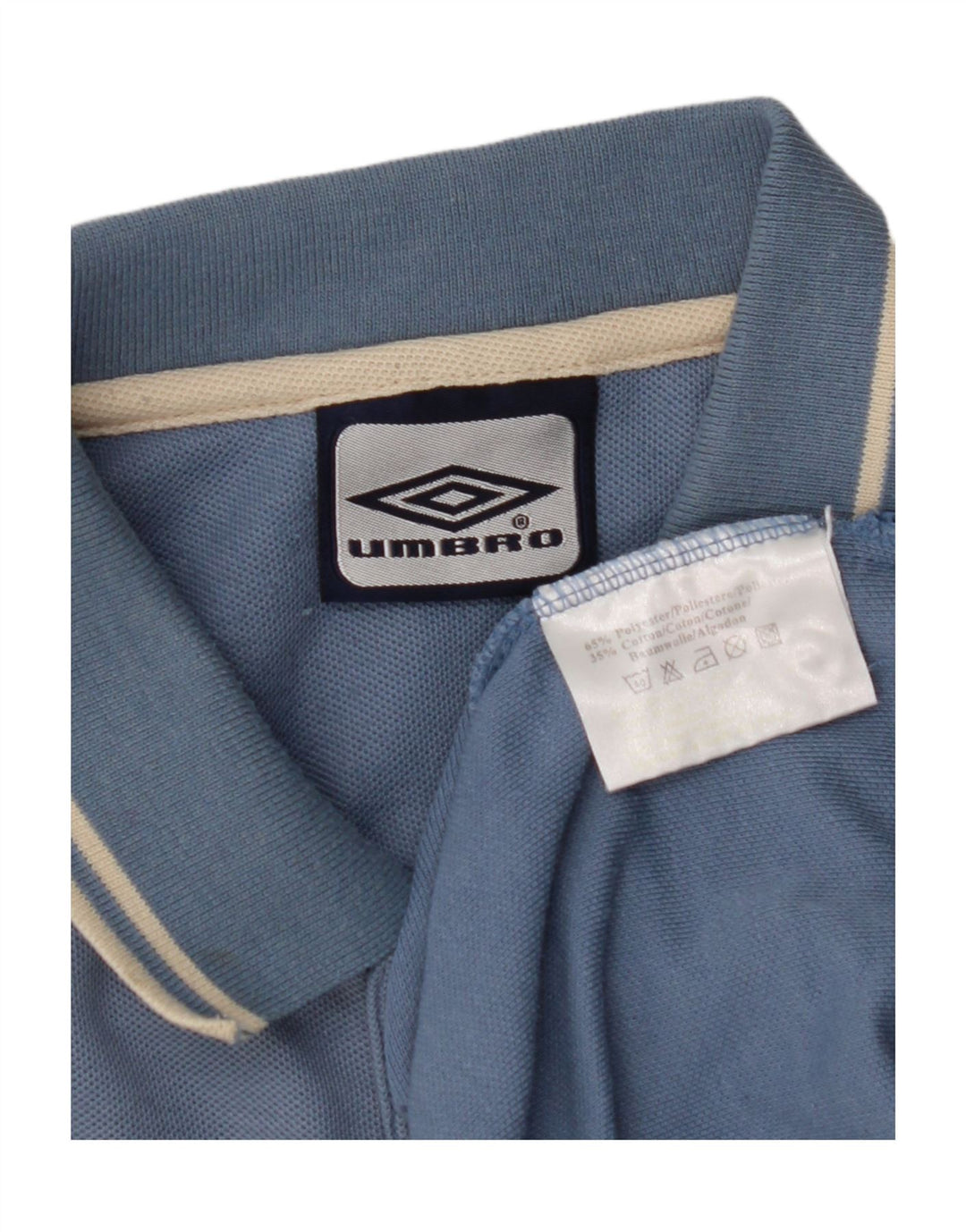 Мужская рубашка-поло Umbro UK 44/46 XL, синяя, полиэстер