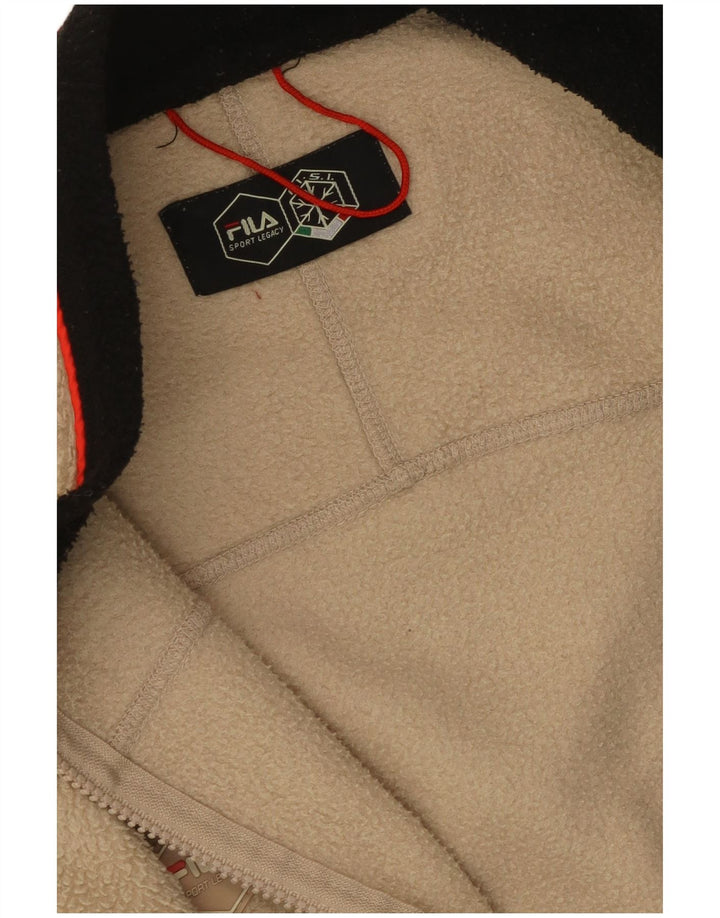Мужская флисовая куртка Fila UK 38 Medium Beige Colourblock