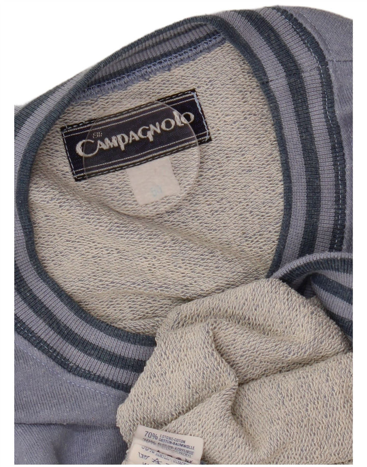 Мужской свитшот CAMPAGNOLO с рисунком викингов, джемпер IT 56 XL, синий хлопок