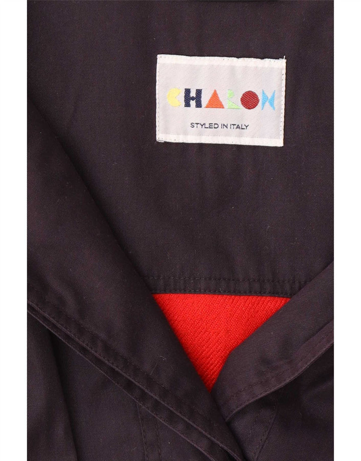 Женское пальто с капюшоном Charon UK 18 XL Фиолетовый полиэстер