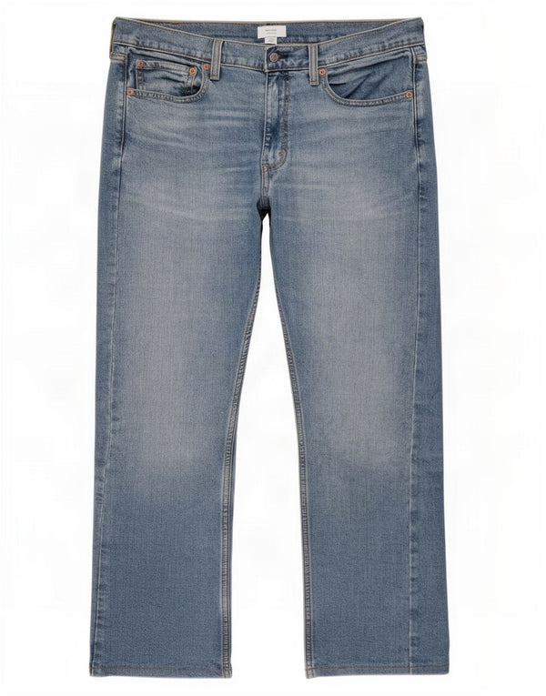 Мужские узкие прямые джинсы Levi's 513 W34 L32 синие, хлопок