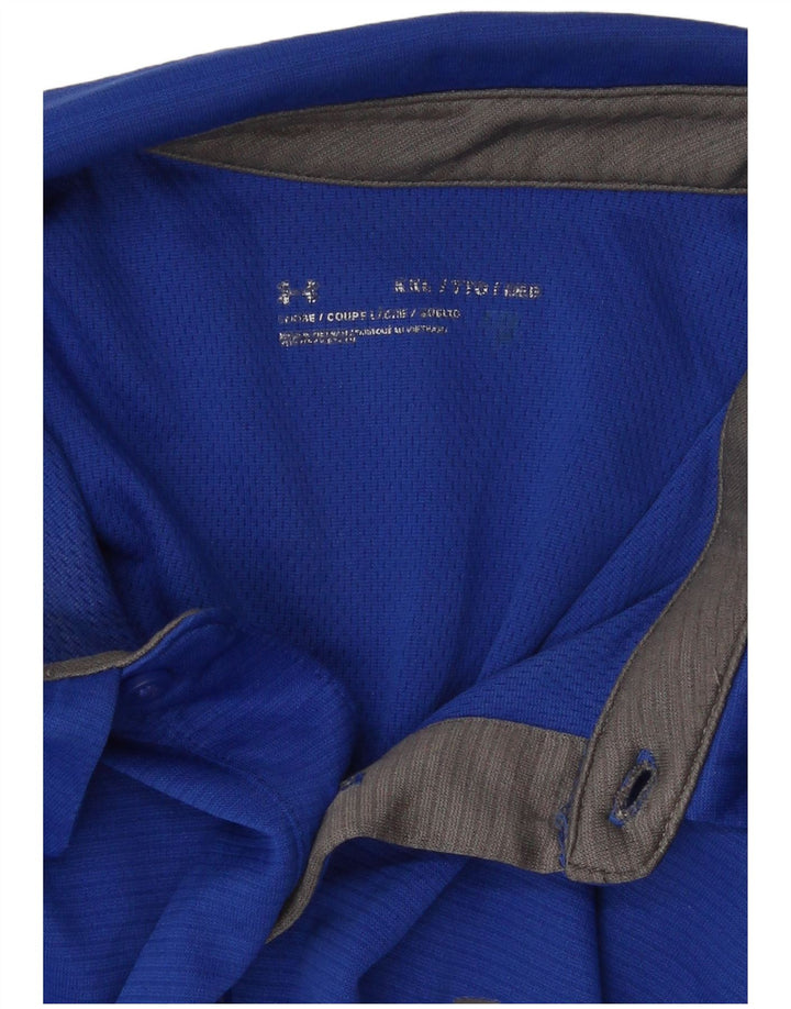 Мужская рубашка поло UNDER ARMOR 2XL синяя
