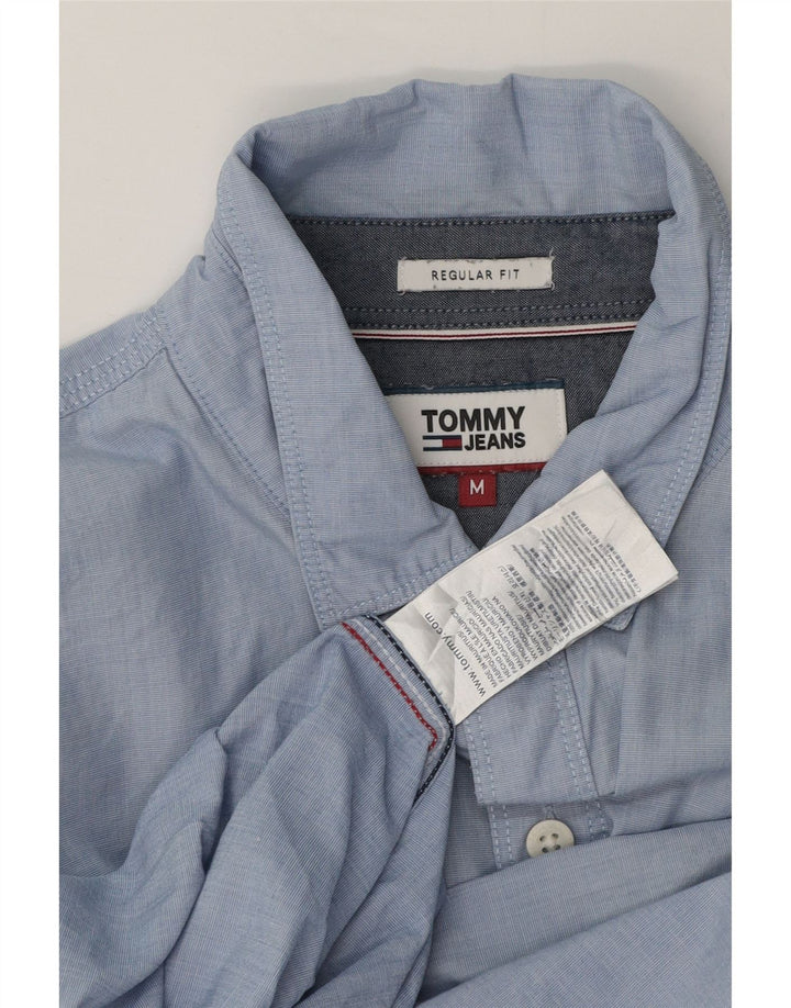 Мужская рубашка обычного кроя Tommy Bahama, хлопковая синяя полоска среднего размера