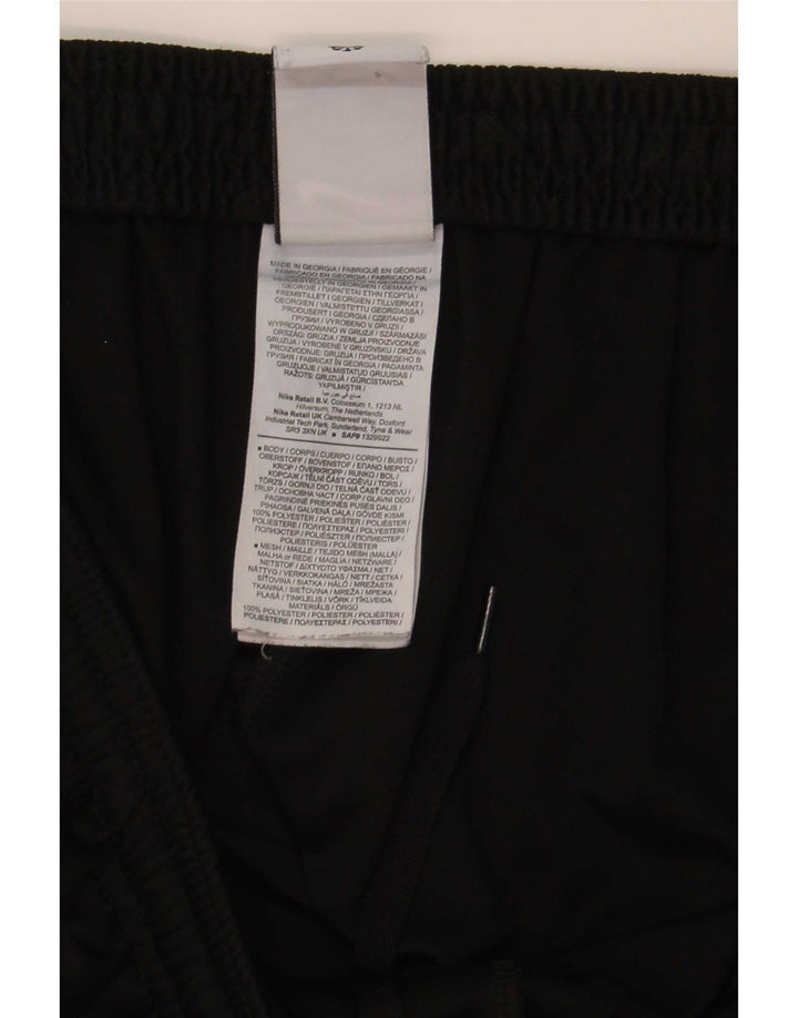 Мужские спортивные брюки Nike Dri Fit 2XL, черные, полиэстер с цветными блоками