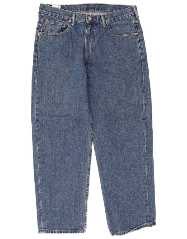 Мужские прямые джинсы свободного кроя Levi's W36 L29, синие, хлопок