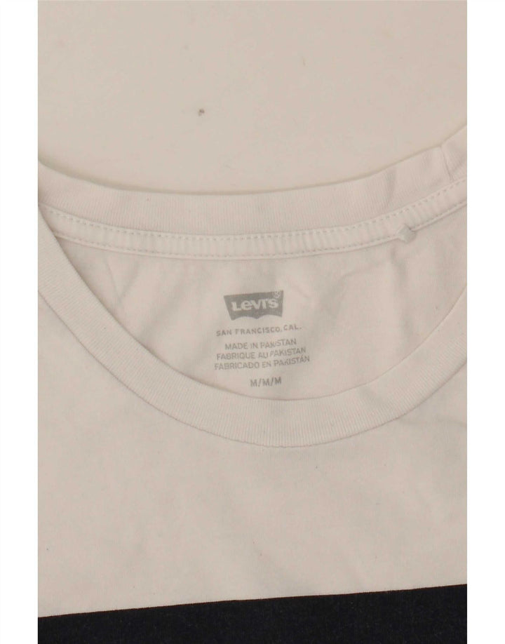 Женская футболка с рисунком Levi's Top UK 14, средний белый