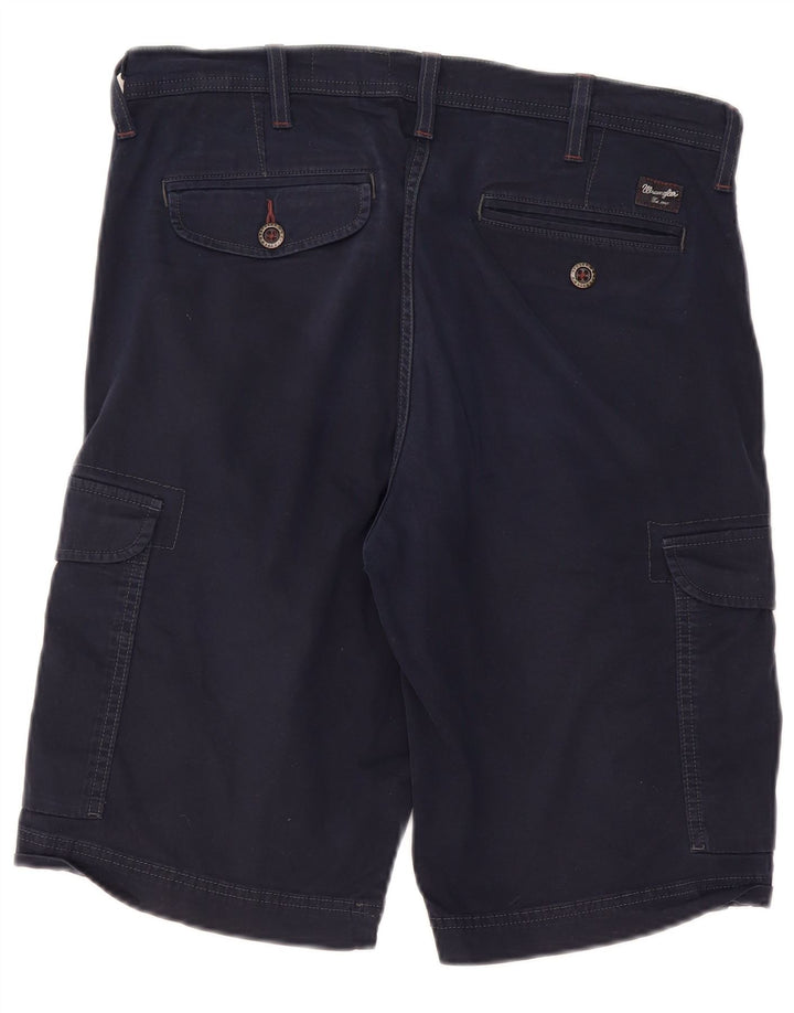 Мужские шорты-карго Wrangler W32, средние, темно-синие, хлопковые