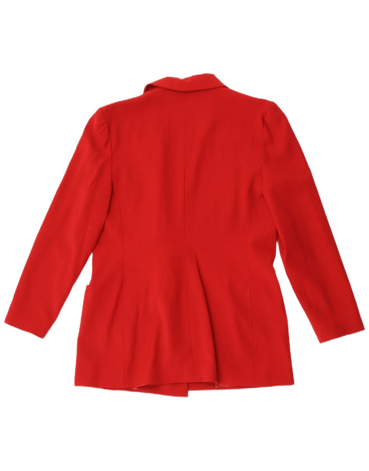 Женский пиджак на 1 пуговице Gai Mattiolo IT 48 XL, красная шерсть