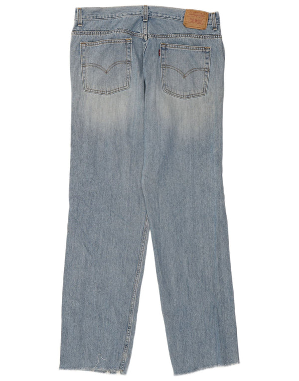 Женские свободные джинсы LEVI'S 577 с низкой талией США 16 2XL W38 L33 Синий хлопок