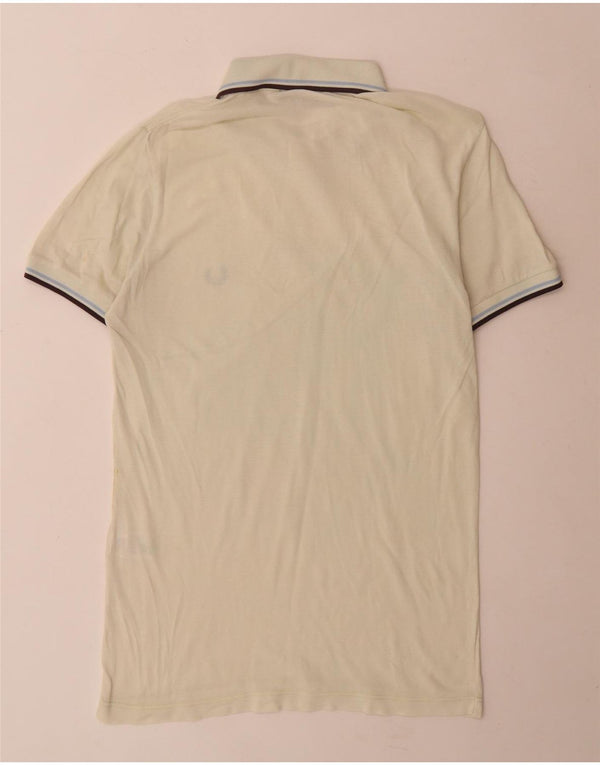 Мужская рубашка-поло Fred Perry, хлопковая маленькая зеленая полоска