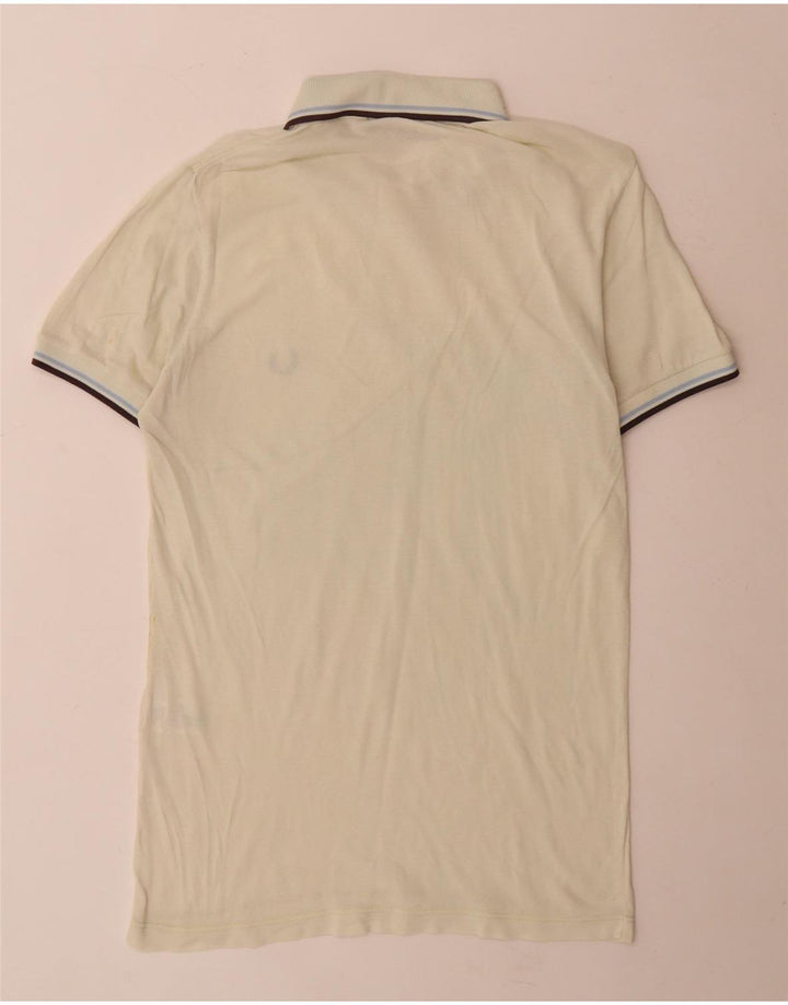 Мужская рубашка-поло Fred Perry, хлопковая маленькая зеленая полоска