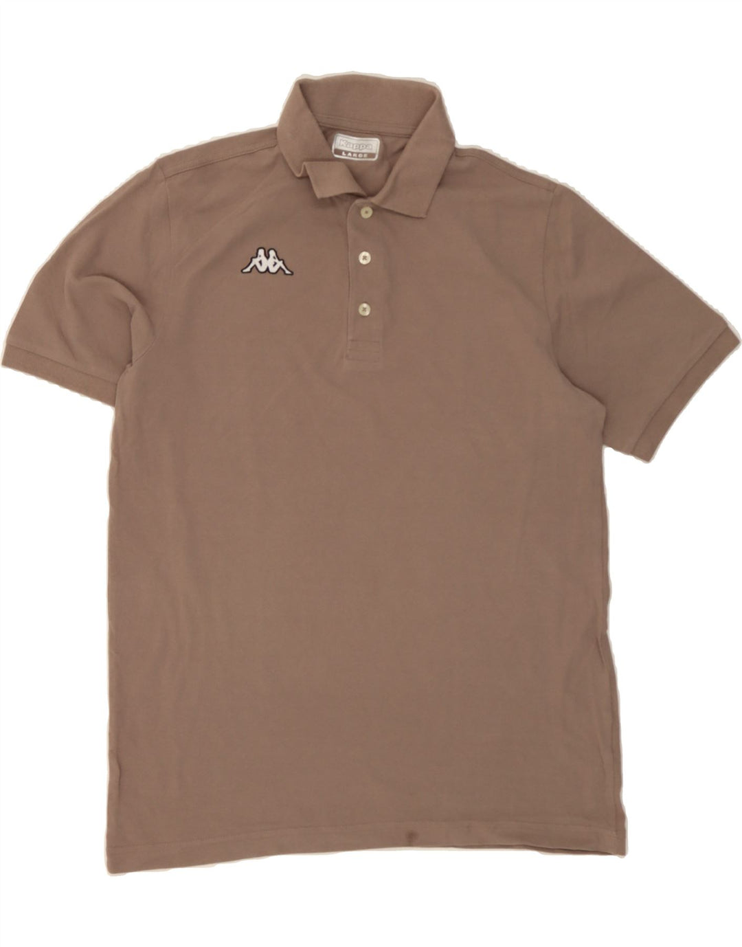 KAPPA Mens Polo Shirt Large Brown Cotton Vintage Kappa and Second-Hand Kappa from Messina Hembry 